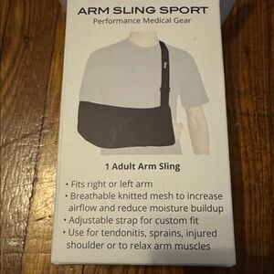 Black Arm Sling Sport